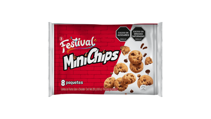 Galletas Minichips - Noel