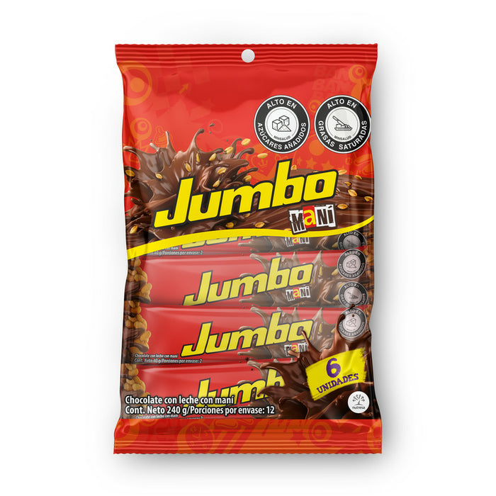 Chocolatina Jumbo Maní