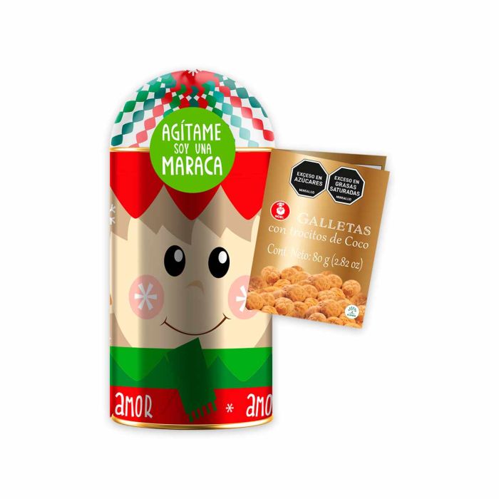 Galleta Noel Maraca - Trocitos de Coco 80gr