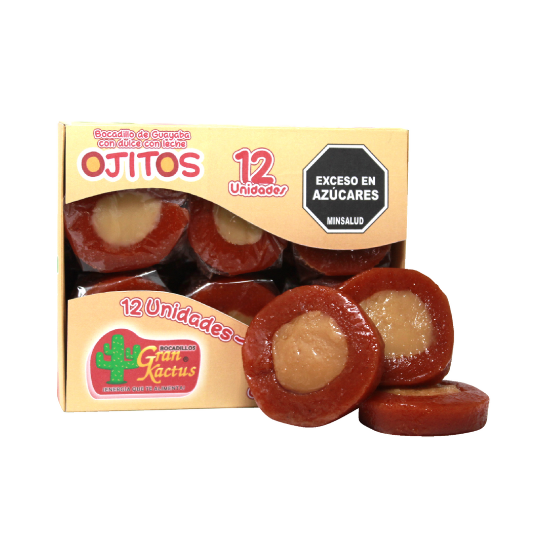 Bocadillo en Ojitos El Gran Kactus x12