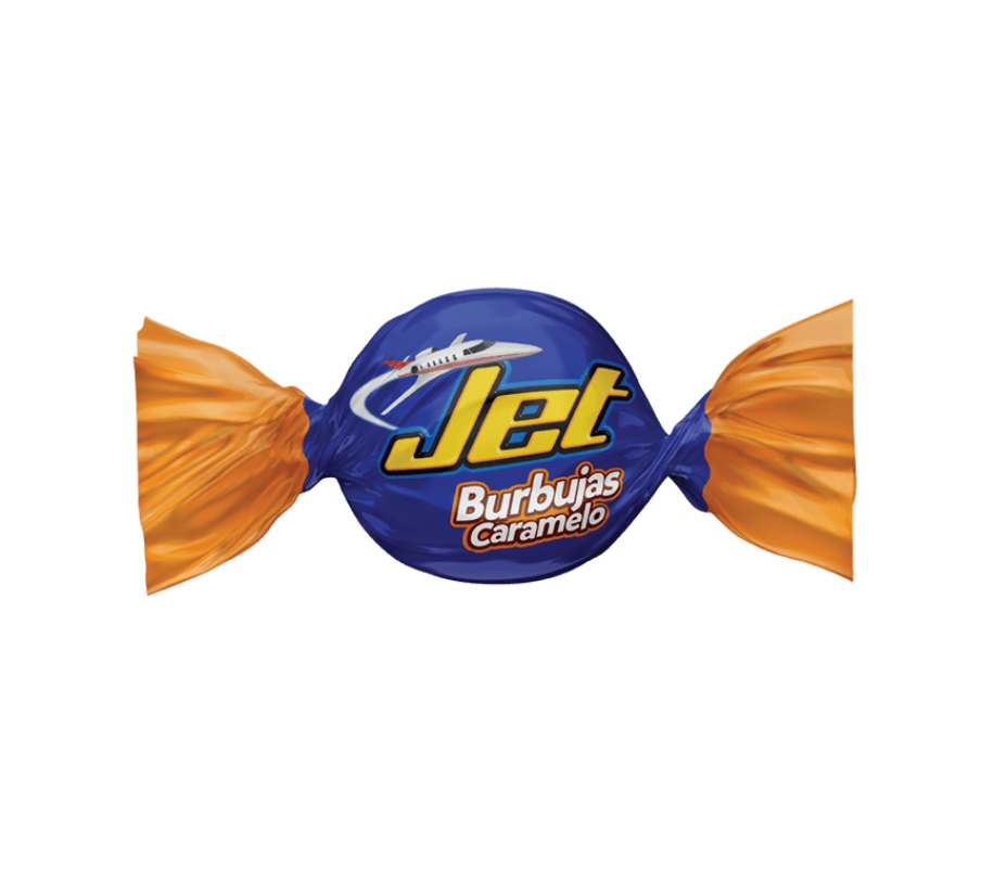 Burbujas Jet Caramelo