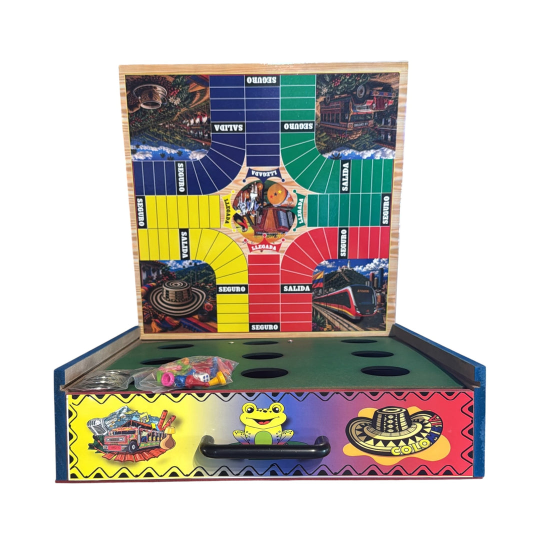 Juego Rana de mesa con Parques