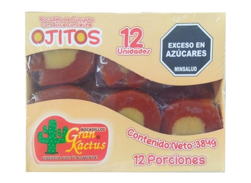 Bocadillo en Ojitos El Gran Kactus x12