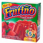 Gelatina Frutiño Frutos Rojos  4 Sobres