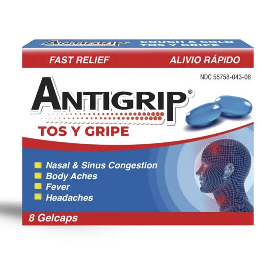 Antigrip Cold &amp; Flu 8 Gel Caps