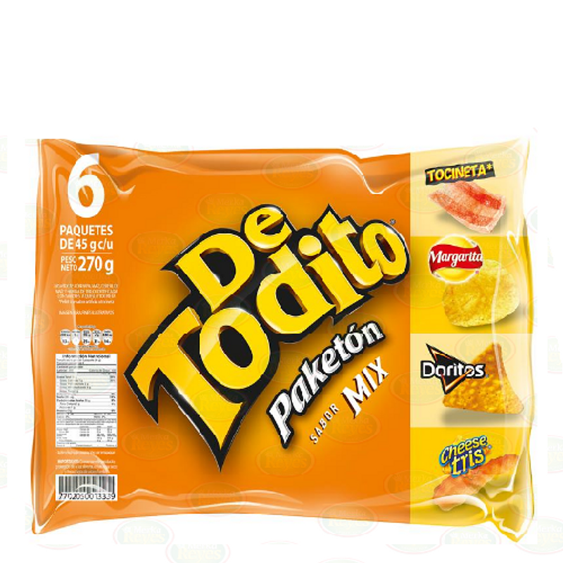 Pasabocas De Todito Mix